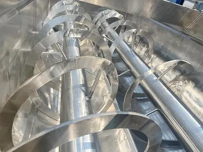 Used Rietz Double Ribbon Blender, 150 Cubic Feet