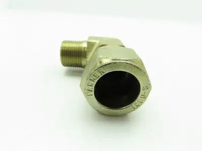 Parker 16-12 CBU-S Ferulok Steel 90 Deg Male Elbow 1" Tube x 3/4" NPT  LOT OF 2