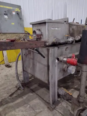 4" CAPACITY ULTRASONIC BAR & TUBE CONTINUOUS WASHER: STOCK #22589