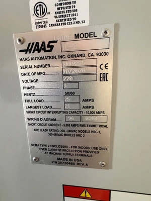 2020 HAAS TL-2 LATHES, CNC, FLAT BED | Wheeler Machinery Sales (6)