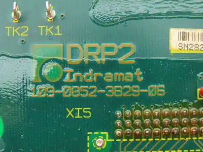 Indramat DRP2 Servo Drive Board 109-0852-3A29-06 / 109-0852-3B29-06