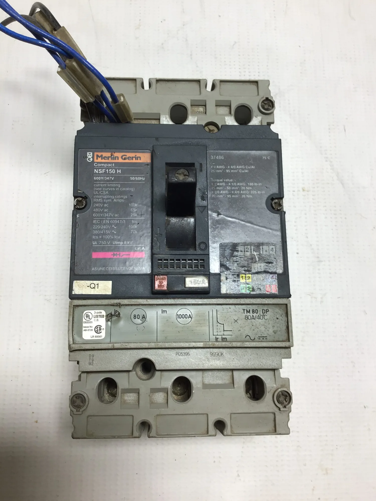 Merlin Gerin NSF150 H Circuit Breaker