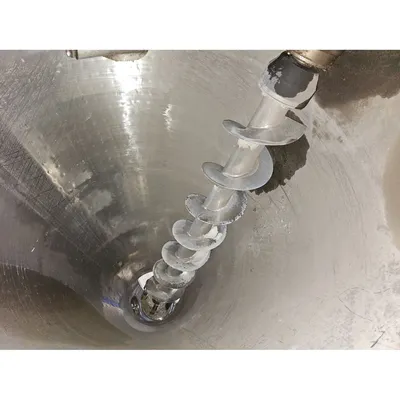 Used JH Day Stainless Steel Jacketed Nauta Cone Mixer - 80 cu ft