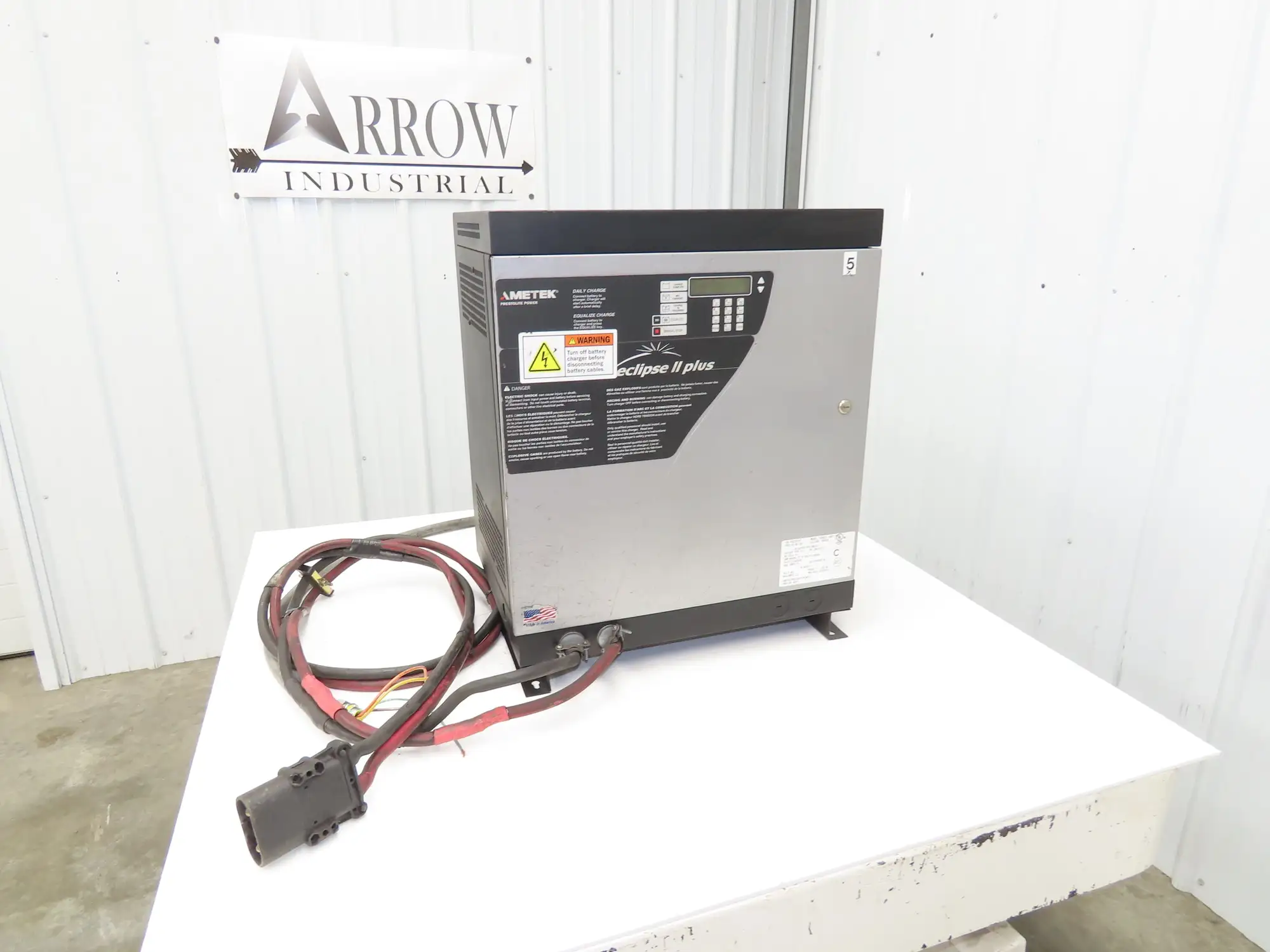 Ametek 1260EC3 Eclipse II Plus Forklift Battery Charger 12/24/36/48V 1260Ah 480V