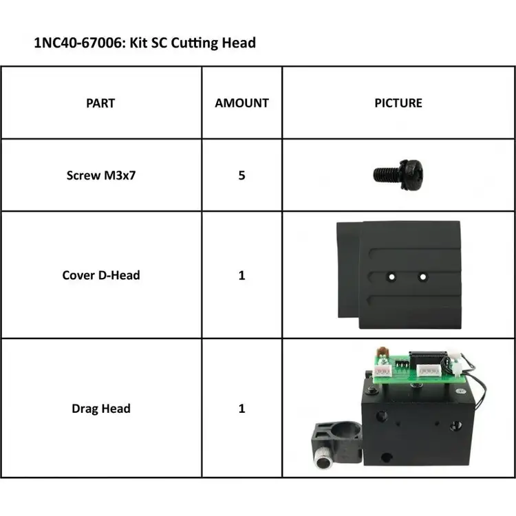 Used _UNKNOWN_ Summa SummaCut Kit SC Cutting D-Head (SN >= XX1111-10XXX) / 1NC40-67006 Flatbed Digital Cutting Tables & Plotters Oklahoma US | Wide Image Solutions #1538520