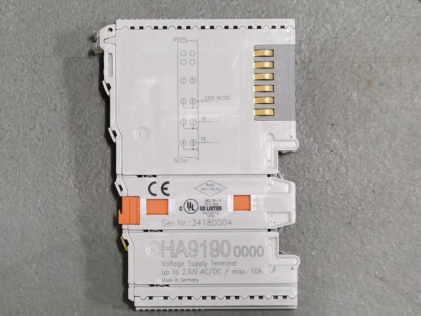 USED BECKHOFF AUTOMATION HA9190