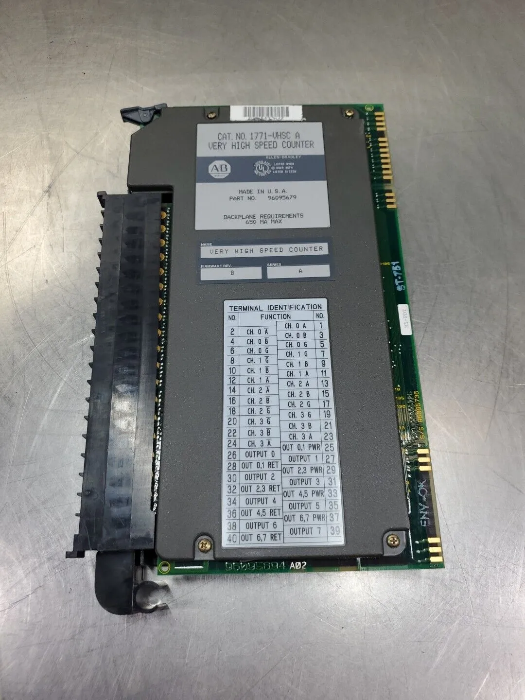 Allen Bradley 1771-VHSC/A Very High Speed Counter. 3D-39