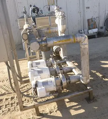 Heat Exchanger, Shell & Tube, S/st, Heat Transfer Pump Skid, (4) Pumps #S744940