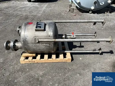 USED Cedarapids-Pafco 70 Gal Cedarapids-Pafco Recevier Tank, 316L S/S, 50#