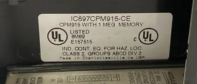 New | in-Stock GE FANUC IC697CPM915-CE Programmable Logic Controllers Ohio US | Surplus Asset Holdings #1207155