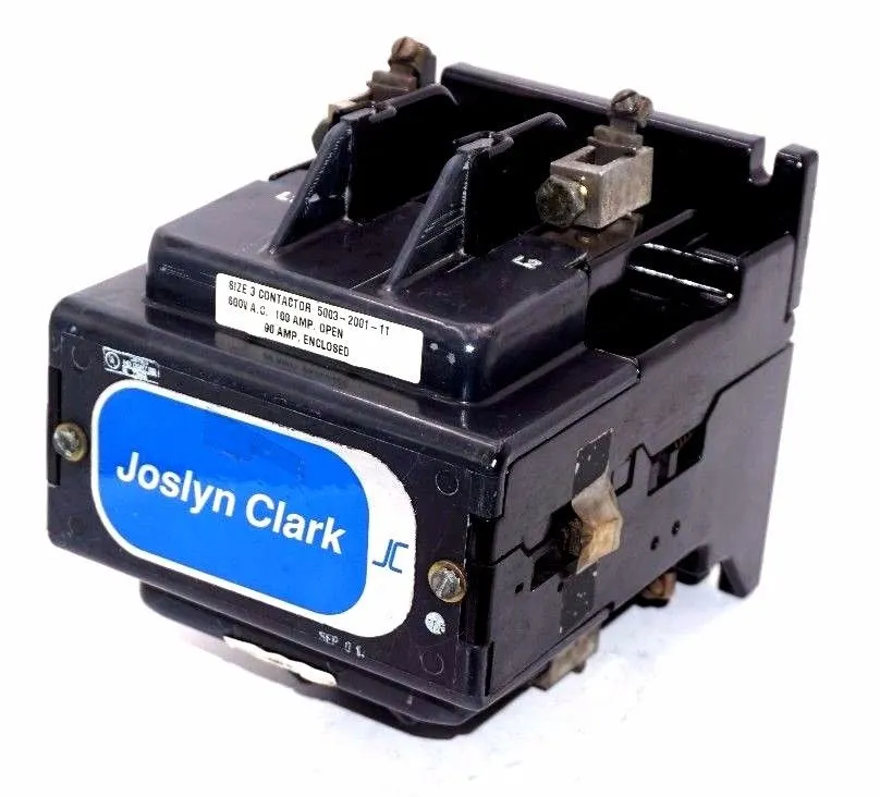 NEW JOSLYN CLARK 5003-2001-11 SIZE 3 CONTACTOR 5003200111