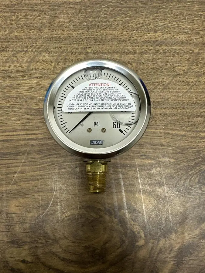 New | in-Stock WIKA 213532.5 Universal Pressure Meters Ohio US | Surplus Asset Holdings #1240266