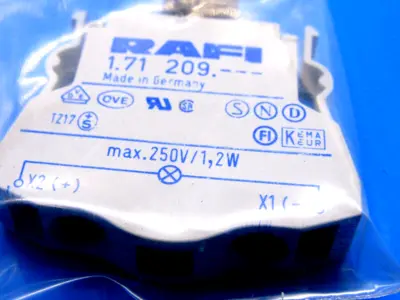 NEW LOT OF 10 RAFI 171 209 CONTROL BLOCK 171209
