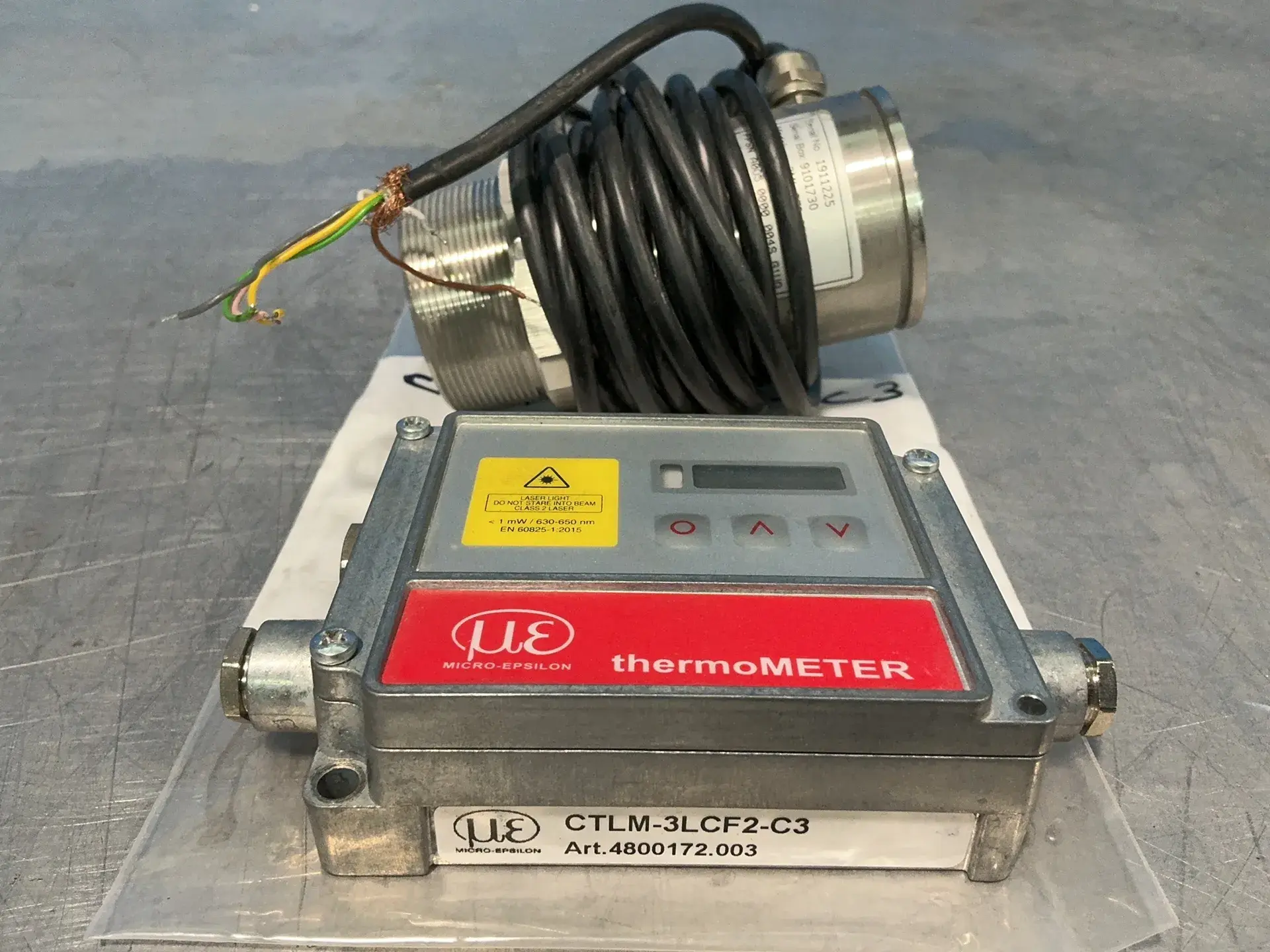 Used MICROEPSILON CTLM3LCF2C3 / 3MLCF2CB3 Pyrometers Ohio US | HGR 24 #1550013