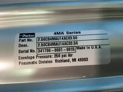 Used PARKER 2.50CB4MAU14AC03.50 Pneumatic Cylinders Ohio US | HGR 24 #1357908