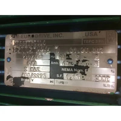 Used Robbins & Myers Moyno 2 HP Progressing Cavity Stainless Steel Pump 2FGJ4 SS