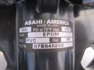 NEW ASHAI AMERICA 07B64625G BUTTERFLY VALVE WITH ACTUATOR CP79PW115AST