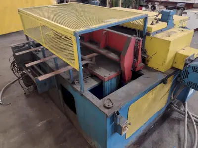 48" X 18 GA BRADBURY "BOSS-48" COIL STRAIGHTENER & FYLING SHEAR: STOCK #18679