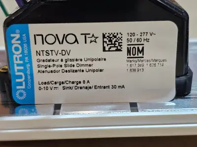 New | in-Stock LUTRON NTSTV-DV-WH Switchgears British Columbia CA | Lenmark #241115