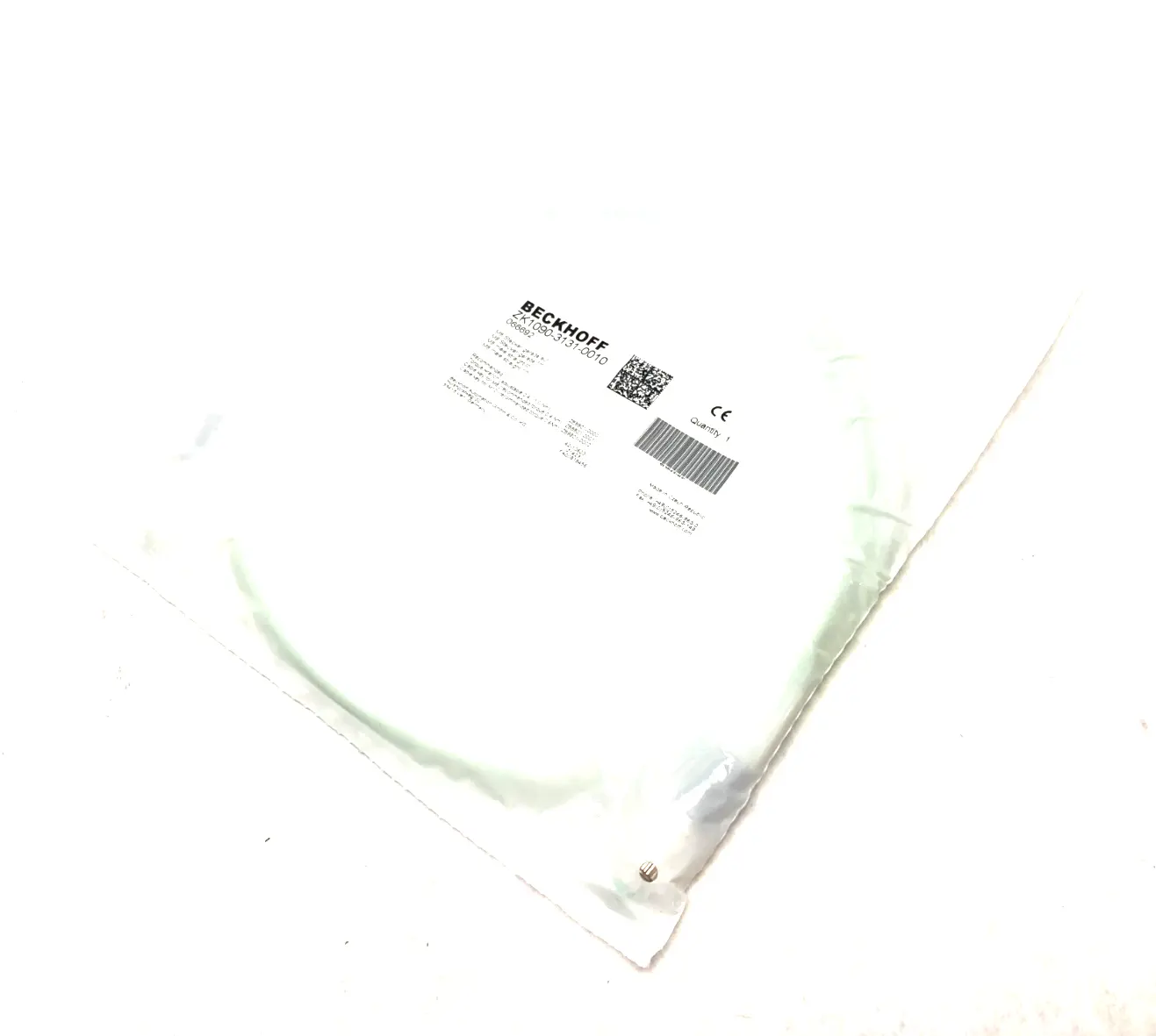 NEW BECKHOFF ETHERCAT EXTENSION CABLE M8 4-PIN 1M MALE TO MALE