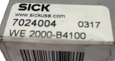 NEW SICK WE2000-B4100 RECEIVER PHOTOELECTRIC WE2000B4100
