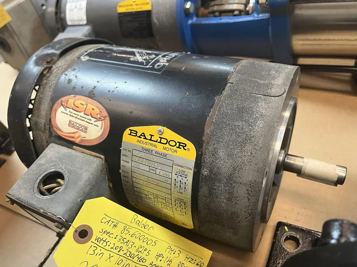 Used BALDOR 85.600005 A.C. Motors Ohio US | Surplus Asset Holdings #1763230