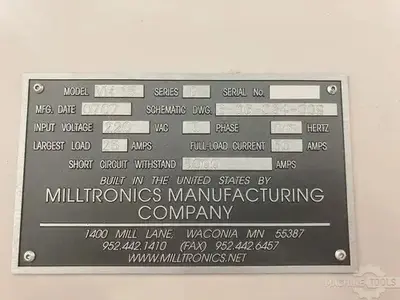 USED 2007 MILLTRONICS VM15