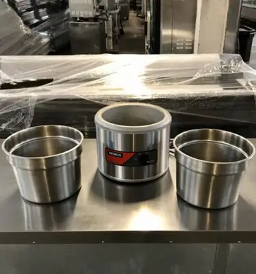 NEMCO 6101A Counter Top Warmer w/ 2 (11qt) Insets