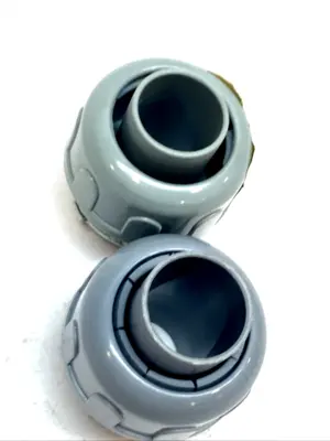 USED TOPAZ 1" STRAIGHT LIQUIDTIGHT CONNECTOR, GRAY NYLON 6/6 1" CONDUIT