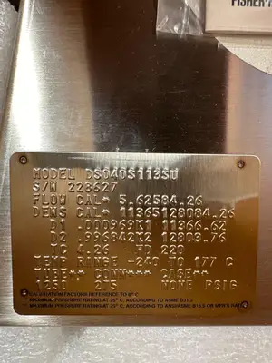 USED MICRO MOTION DS040S113SU