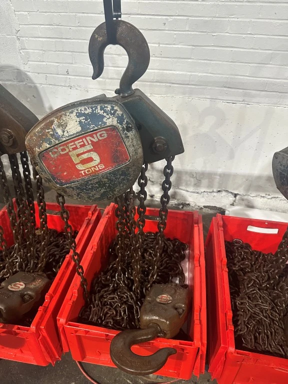 COFFING 5TON CHAIN HOIST - MANUAL
