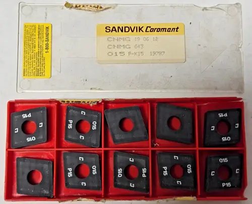 SANDVIK Coromant CNMG 643 015 P-K15 19 06 12 Lathe Carbide Inserts 10 Pcs New
