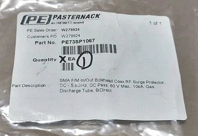 NEW Pasternack PE73SP1067