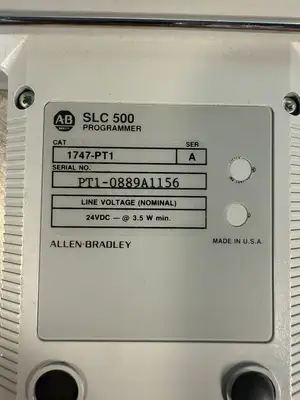 Allen Bradley 1747-PT1 /A Slc 500 Programmer 24Vdc – 3.5W (2.3.5)