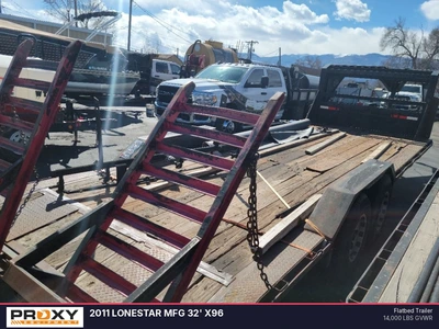 Used 2011 LONESTAR MFG 32' X96 Flatbed Trailers Colorado US | Proxy Equipment #1377832