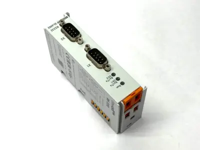 Used Beckhoff EtherCAT Terminal, 2-Channel Communication Interface D-Sub RS232 PLC Ethernet Equipment Michigan US | Maverick Industrial Sales #1390750