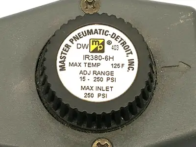 Used MASTER PNEUMATIC MASTER PNEUMATIC IR380-6H Air Pressure Regulators Michigan US | Maverick Industrial Sales #1092162