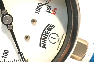 NEW WINTERS PRESSURE GAUGE 0-1000PSI
