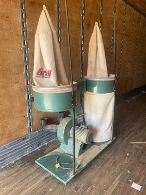 GRIZZLY 3HP DOUBLE-BAG DUST-COLLECTOR