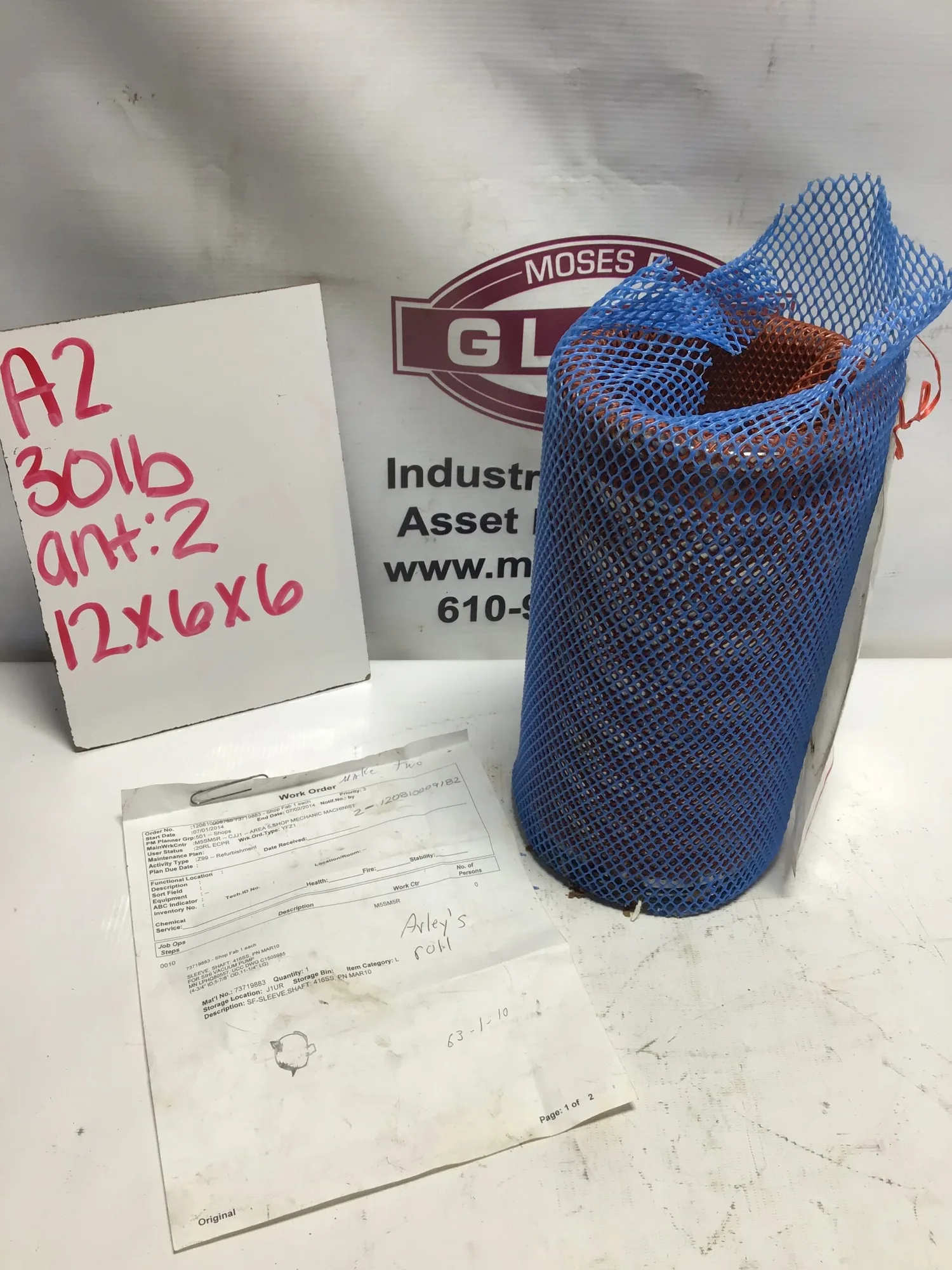 Sleeve Shaft 416SS, PN MAR10 For Sihi Vacuum Pump
