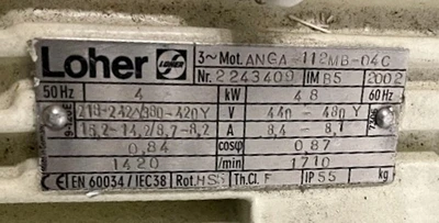 Westfalia SC 4-06-076 hydro-hermetic clarifier skid, 316L SS.