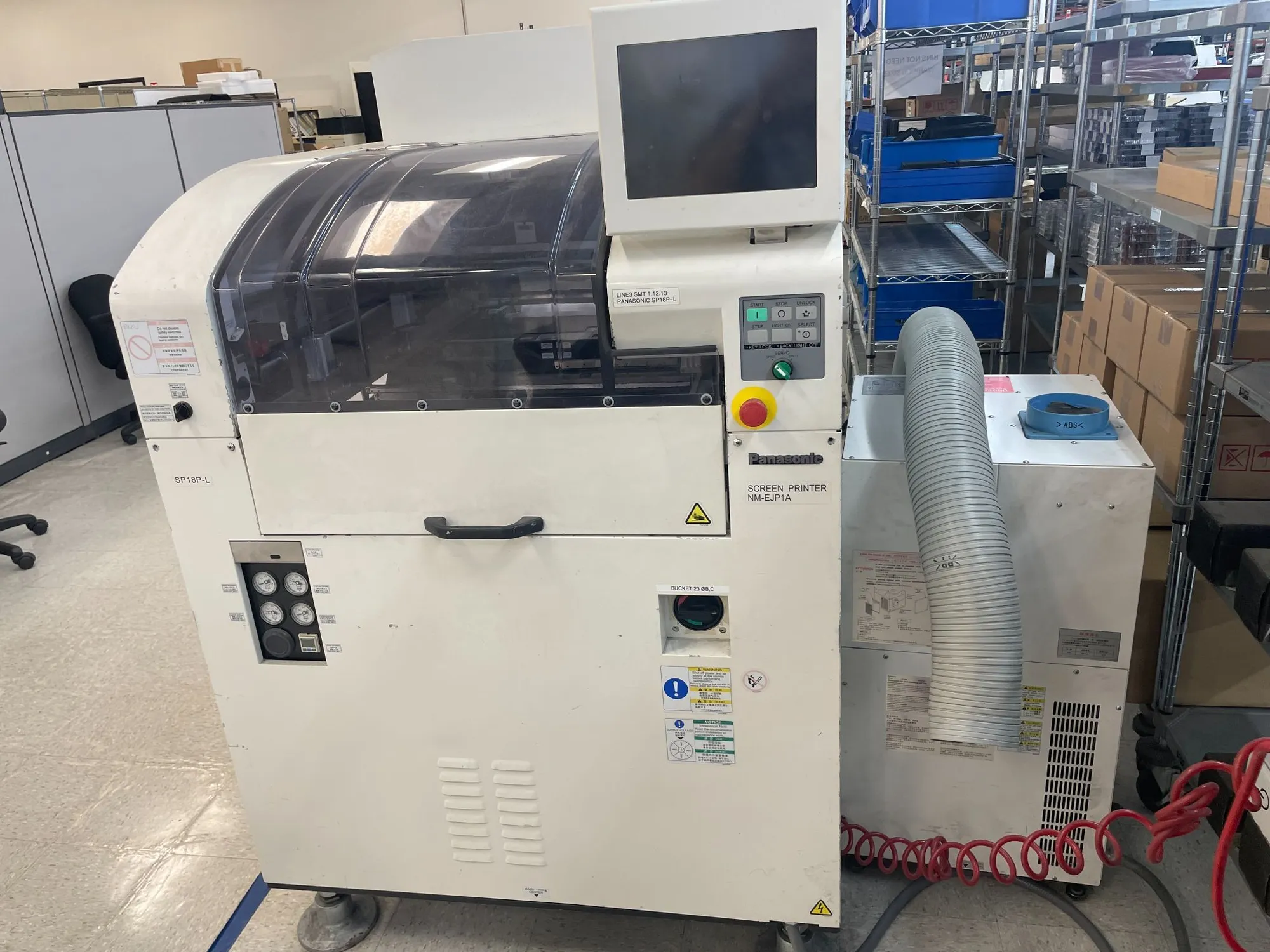 Used 2012 PANASONIC SP18P-L PCB SMT Screen Printers Ontario CA | Tekmart International Inc. #1329137