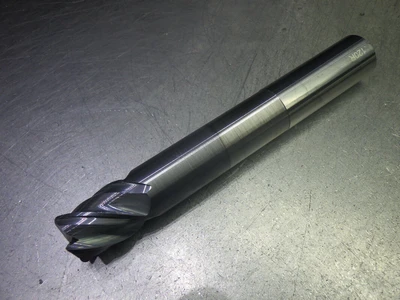 Monster 1" 4 Flute Carbide CR XXL Endmill 1" Shank .12" R 294-004118 (LOC944)