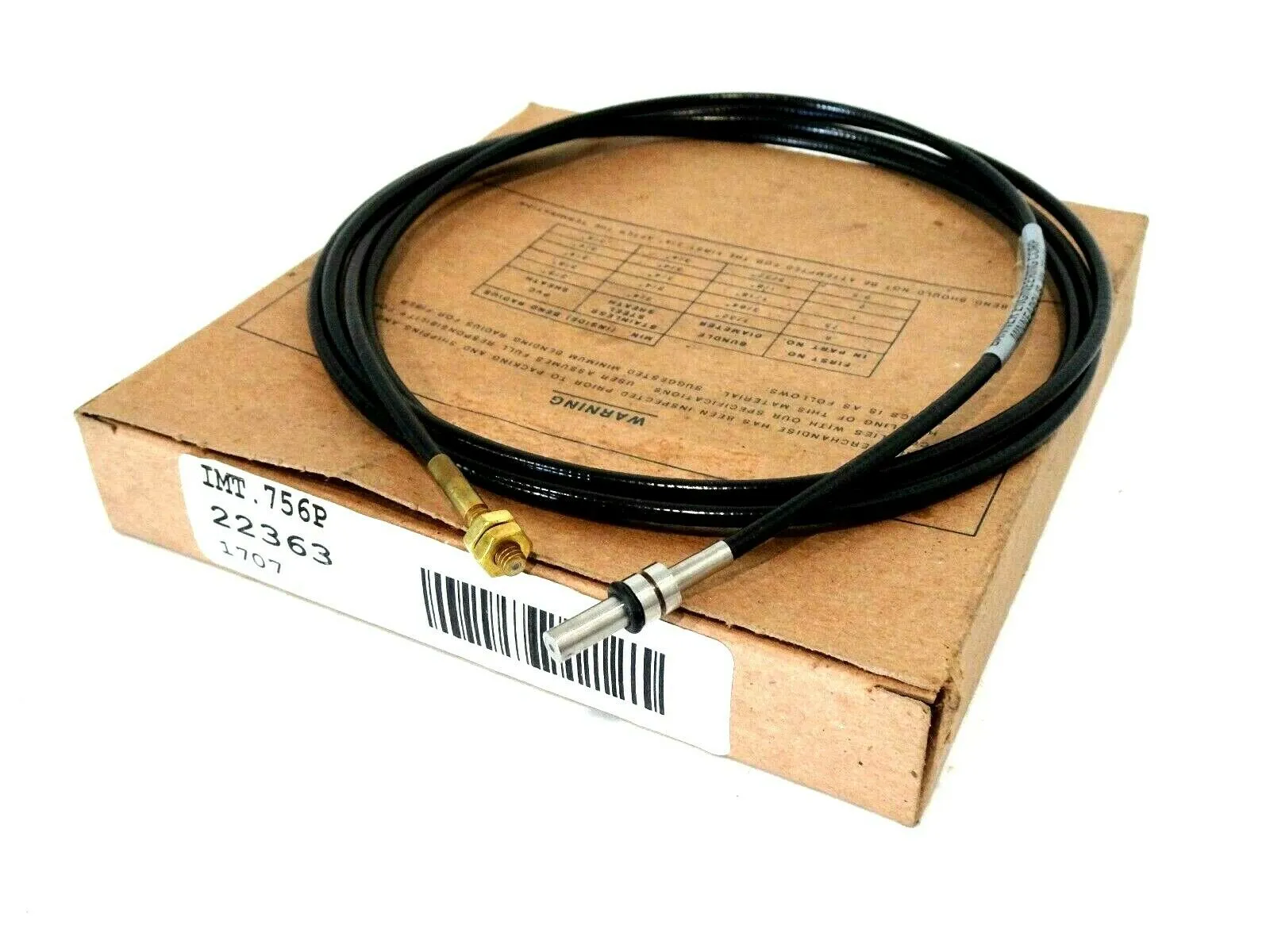 NEW BANNER ENGINEERING IMT.756P FIBER OPTIC CABLE 22363 IMT756P