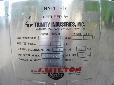 USED HAMILTON 20 GALLON SA