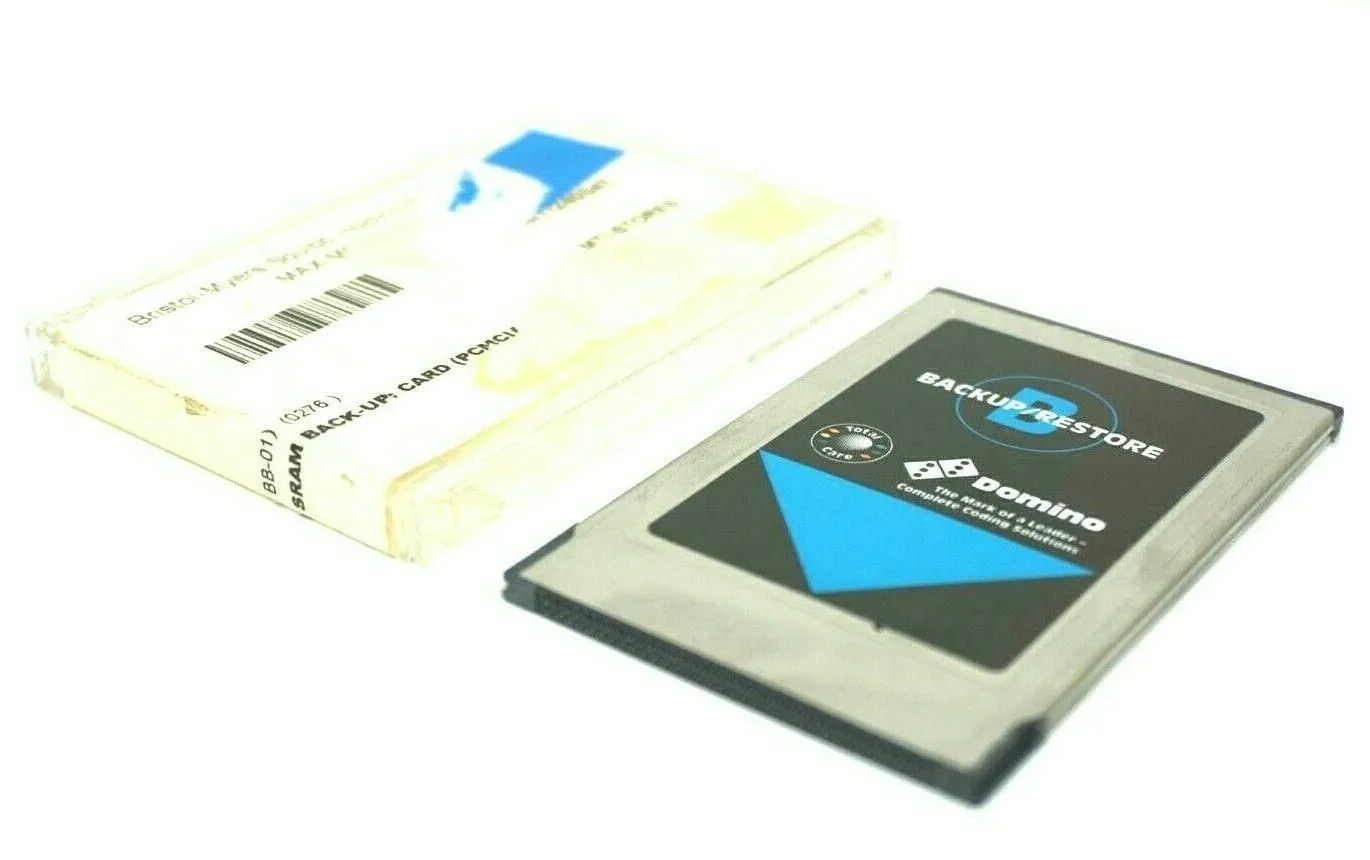 NEW DOMINO CODING SOLUTIONS WED8P001SRA01P0059 12995 BACKUP RESTORE CARD