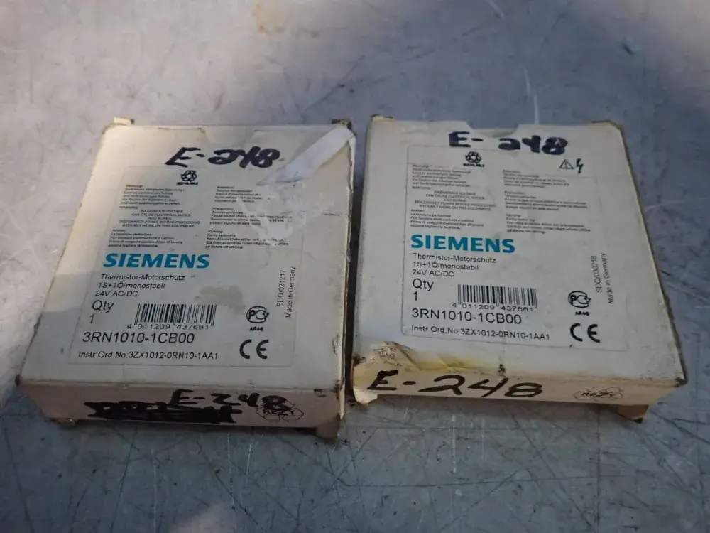 Used SIEMENS 3RN10101CB00 Relays & Switches | HGR 24 #739722
