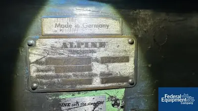 USED Alpine Alpine Augsburg Roto-Plexer Mill Grinder, Model RO 63/18, 40 HP