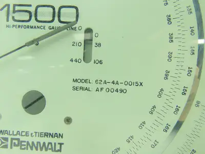 Pennwalt 62A-4A-0015X Precision Pneumatic Calibrator Assembly 35 psig Max