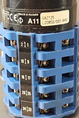 Krauss & Naimer 6AZ125L20850/001 AMS Rotary Switch (BIN334)